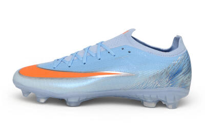 Nike Air Zoom Mercurial Vapor 17 Elite FG Firm Ground Soccer Cleats - Blue/Baltic Blue/Total Orange