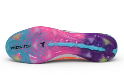 Adidas Predator 26 Elite Laceless FG Firm Ground Soccer Cleats - Purple/Berry Pink/Electric Blue