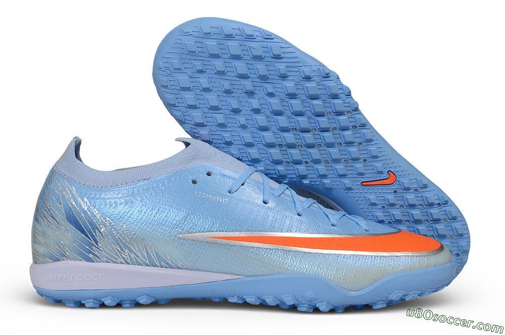 Nike Air Zoom Mercurial Vapor 17 Elite TF Artificial Turf Soccer Shoes - Blue/Baltic Blue/Laser Orange 1