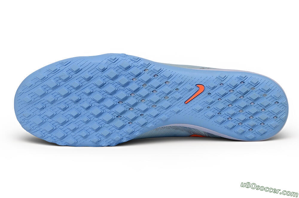 Nike Air Zoom Mercurial Vapor 17 Elite TF Artificial Turf Soccer Shoes - Blue/Baltic Blue/Laser Orange 6