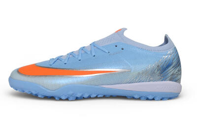 Nike Air Zoom Mercurial Vapor 17 Elite TF Artificial Turf Soccer Shoes - Blue/Baltic Blue/Laser Orange