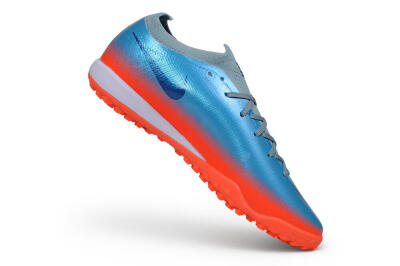 Nike Air Zoom Mercurial Vapor 17 Elite TF Artificial Turf Soccer Shoes - Blue/Baltic Blue/Bright Crimson