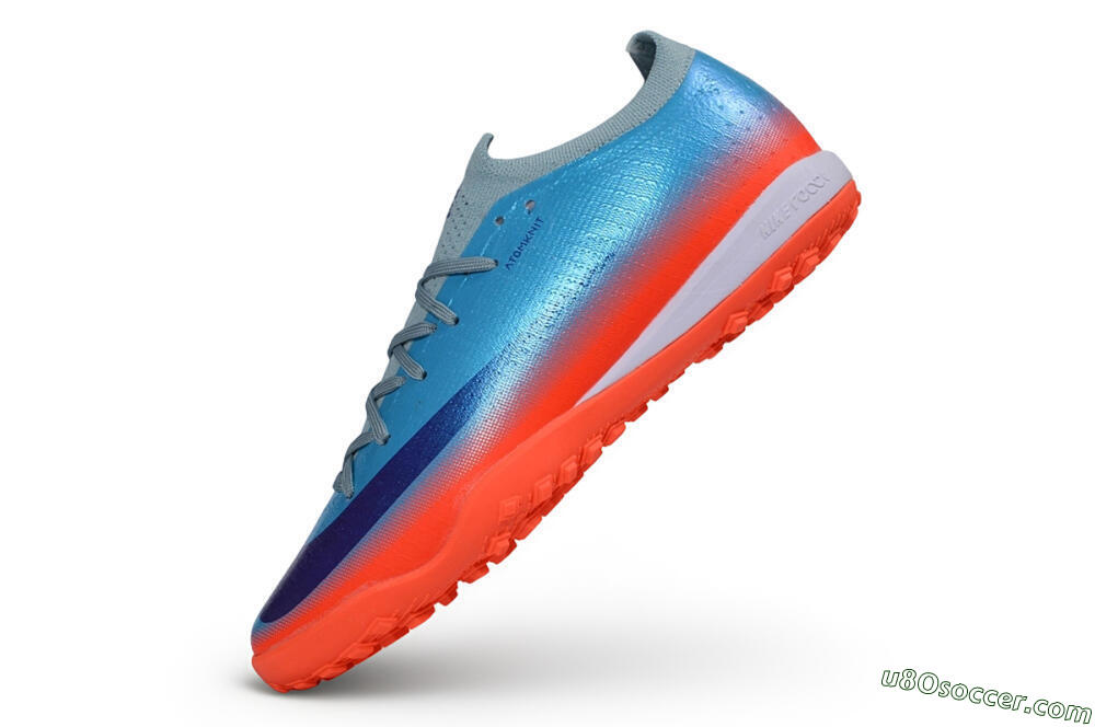 Nike Air Zoom Mercurial Vapor 17 Elite TF Artificial Turf Soccer Shoes - Blue/Baltic Blue/Bright Crimson 5