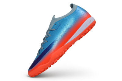 Nike Air Zoom Mercurial Vapor 17 Elite TF Artificial Turf Soccer Shoes - Blue/Baltic Blue/Bright Crimson