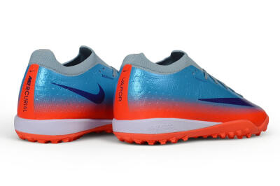 Nike Air Zoom Mercurial Vapor 17 Elite TF Artificial Turf Soccer Shoes - Blue/Baltic Blue/Bright Crimson
