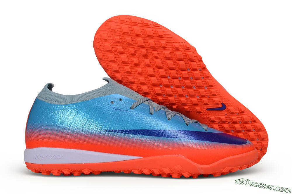 Nike Air Zoom Mercurial Vapor 17 Elite TF Artificial Turf Soccer Shoes - Blue/Baltic Blue/Bright Crimson 1