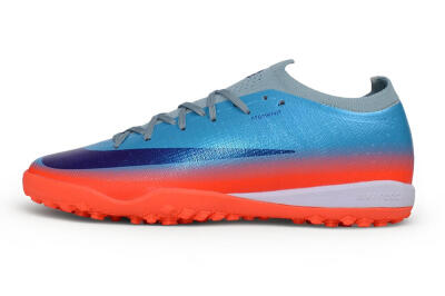 Nike Air Zoom Mercurial Vapor 17 Elite TF Artificial Turf Soccer Shoes - Blue/Baltic Blue/Bright Crimson