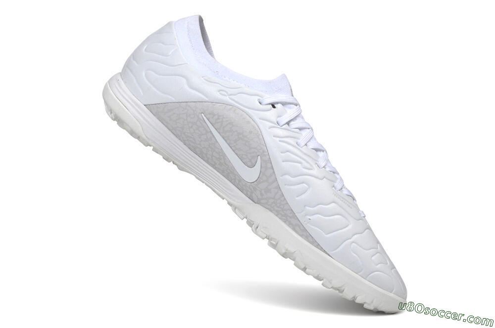 Nike Tiempo Legend 11 Elite TF Artificial Turf Soccer Shoes - White/White/Infrared 4