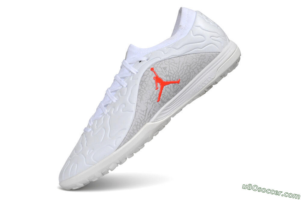 Nike Tiempo Legend 11 Elite TF Artificial Turf Soccer Shoes - White/White/Infrared 5