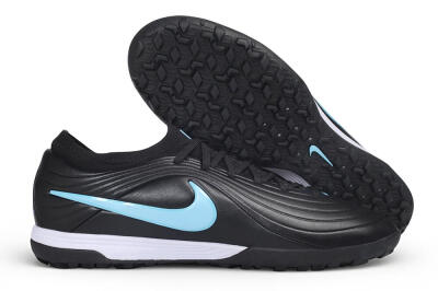 Nike Tiempo Legend 11 Elite TF Artificial Turf Soccer Shoes - Black/Black/University Blue