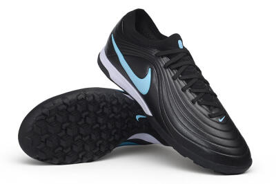 Nike Tiempo Legend 11 Elite TF Artificial Turf Soccer Shoes - Black/Black/University Blue