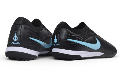 Nike Tiempo Legend 11 Elite TF Artificial Turf Soccer Shoes - Black/Black/University Blue