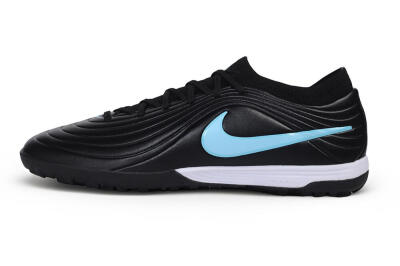 Nike Tiempo Legend 11 Elite TF Artificial Turf Soccer Shoes - Black/Black/University Blue