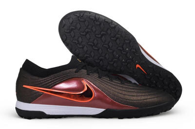 Nike Tiempo Legend 11 Elite TF Artificial Turf Soccer Shoes - Black/Black/Bronze/Total Orange