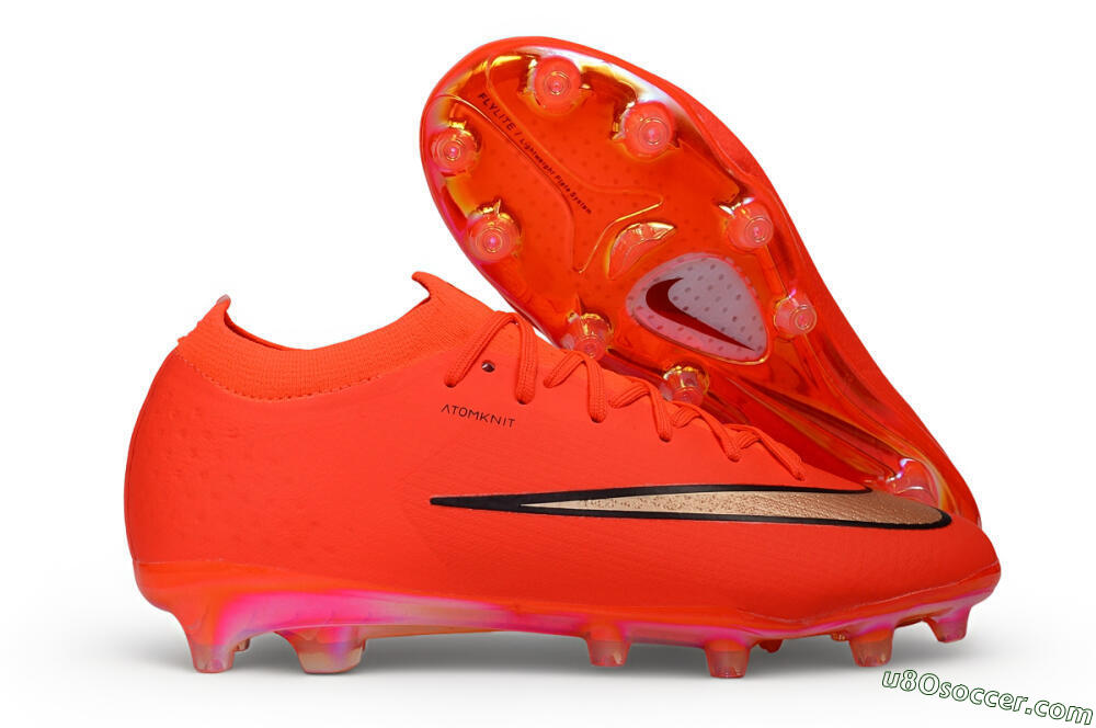 Nike Air Zoom Mercurial Vapor 17 Elite AG Artificial Grass Soccer Cleats - Orange/Bright Crimson/Metallic Copper 1