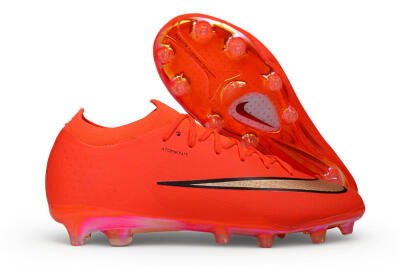 Nike Air Zoom Mercurial Vapor 17 Elite AG Artificial Grass Soccer Cleats - Orange/Bright Crimson/Metallic Copper