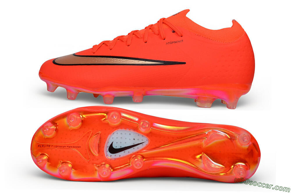 Nike Air Zoom Mercurial Vapor 17 Elite AG Artificial Grass Soccer Cleats - Orange/Bright Crimson/Metallic Copper 0