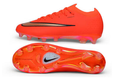 Nike Air Zoom Mercurial Vapor 17 Elite AG Artificial Grass Soccer Cleats - Orange/Bright Crimson/Metallic Copper