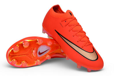 Nike Air Zoom Mercurial Vapor 17 Elite AG Artificial Grass Soccer Cleats - Orange/Bright Crimson/Metallic Copper