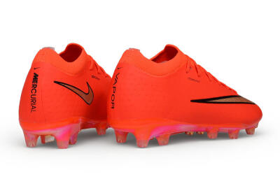Nike Air Zoom Mercurial Vapor 17 Elite AG Artificial Grass Soccer Cleats - Orange/Bright Crimson/Metallic Copper