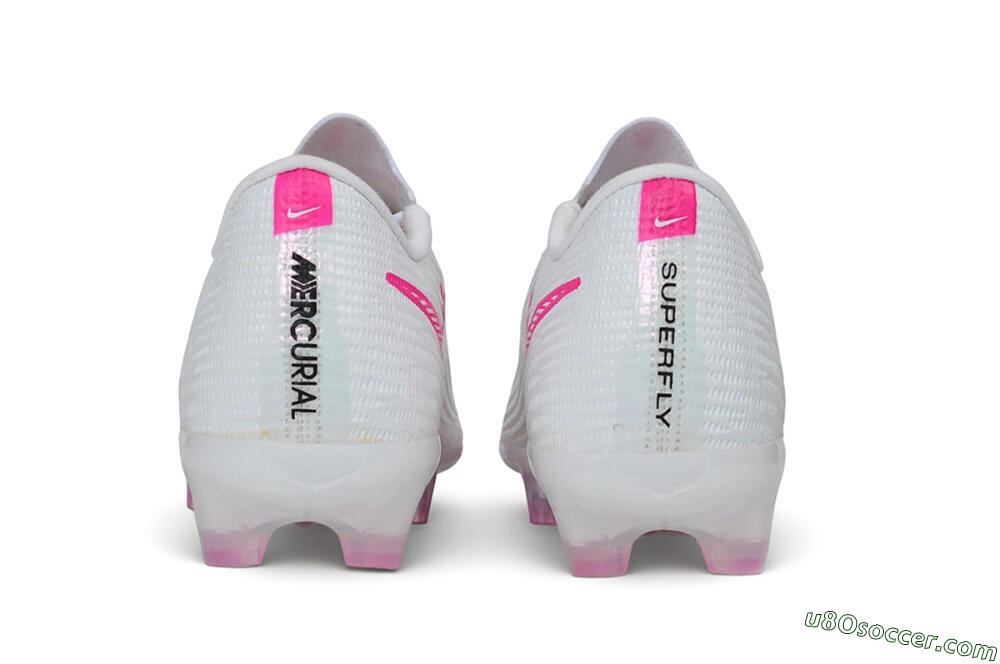 Nike Air Zoom Mercurial Superfly 11 Elite FG Firm Ground Soccer Cleats - White/White/Hyper Pink 5