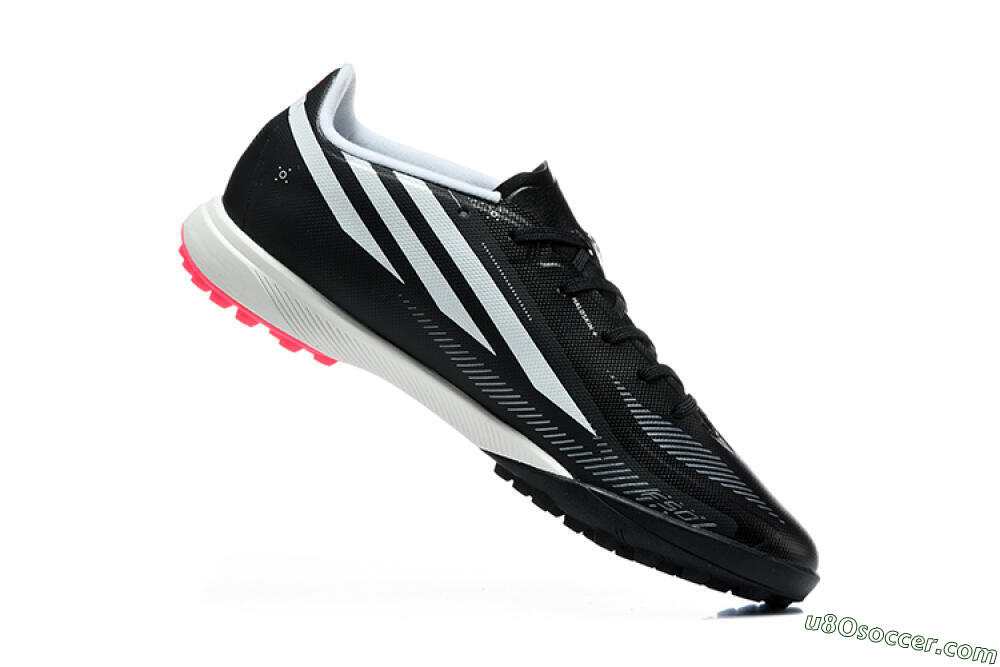Adidas F50 Hyperfast Pro TF Artificial Turf Soccer Shoes - Black/Core Black/Cloud White 7