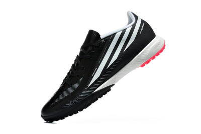 Adidas F50 Hyperfast Pro TF Artificial Turf Soccer Shoes - Black/Core Black/Cloud White