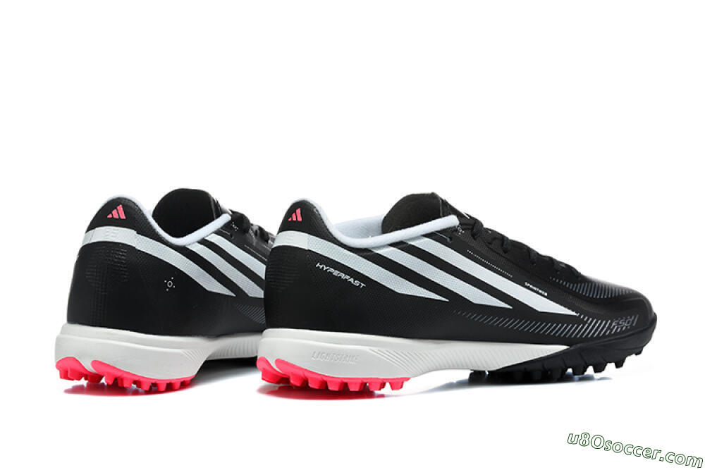 Adidas F50 Hyperfast Pro TF Artificial Turf Soccer Shoes - Black/Core Black/Cloud White 9