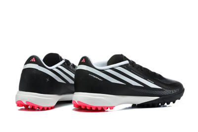 Adidas F50 Hyperfast Pro TF Artificial Turf Soccer Shoes - Black/Core Black/Cloud White