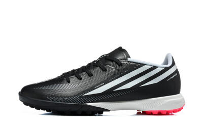 Adidas F50 Hyperfast Pro TF Artificial Turf Soccer Shoes - Black/Core Black/Cloud White