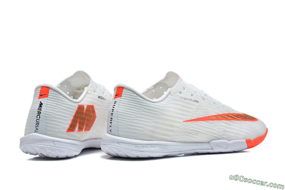 Nike Air Zoom Mercurial Superfly 11 Elite IC Indoor & Futsal Soccer Shoes - White/Summit White/Bright Crimson 9
