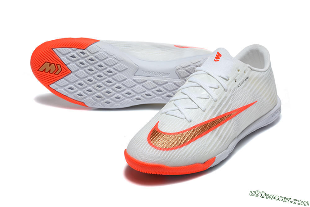 Nike Air Zoom Mercurial Superfly 11 Elite IC Indoor & Futsal Soccer Shoes - White/Summit White/Bright Crimson 3