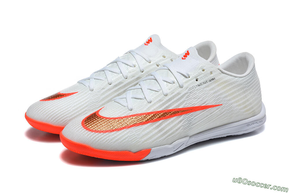 Nike Air Zoom Mercurial Superfly 11 Elite IC Indoor & Futsal Soccer Shoes - White/Summit White/Bright Crimson 5