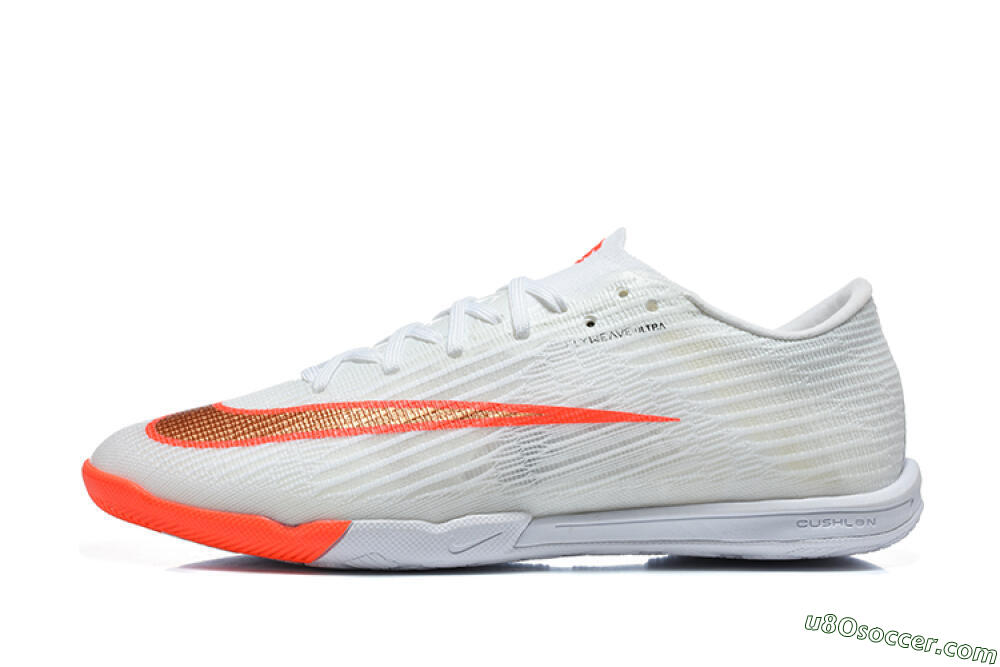 Nike Air Zoom Mercurial Superfly 11 Elite IC Indoor & Futsal Soccer Shoes - White/Summit White/Bright Crimson 2