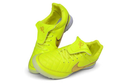 Nike Tiempo Legend SE TF Artificial Turf Soccer Shoes - Yellow/Volt/Metallic Gold