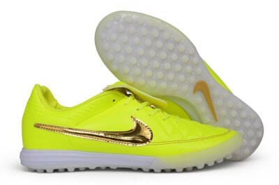 Nike Tiempo Legend SE TF Artificial Turf Soccer Shoes - Yellow/Volt/Metallic Gold