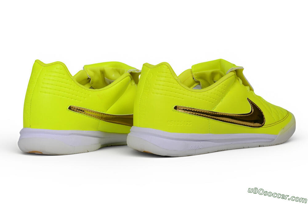Nike Tiempo Legend SE IC Indoor & Futsal Soccer Shoes - Yellow/Volt/Metallic Gold 6