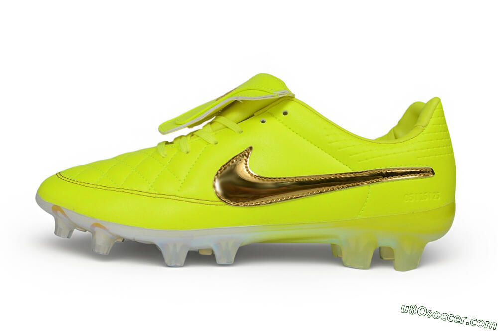 Nike Tiempo Legend SE FG Firm Ground Soccer Cleats - Yellow/Volt/Metallic Gold 2