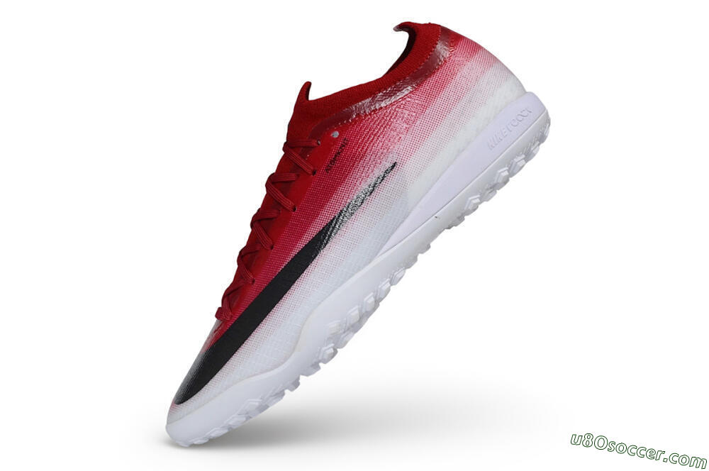 Nike Air Zoom Mercurial Vapor 17 Elite TF Artificial Turf Soccer Shoes - Red/University Red/White 5