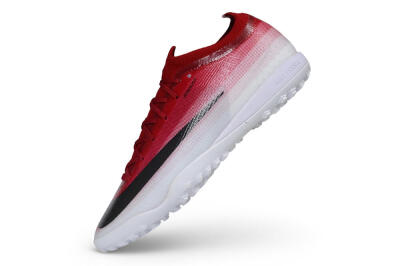 Nike Air Zoom Mercurial Vapor 17 Elite TF Artificial Turf Soccer Shoes - Red/University Red/White