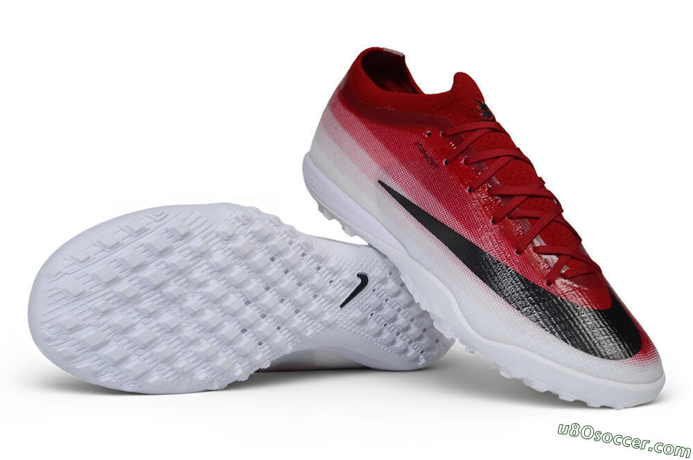 Nike Air Zoom Mercurial Vapor 17 Elite TF Artificial Turf Soccer Shoes - Red/University Red/White 0