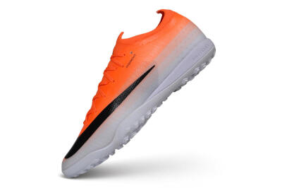 Nike Air Zoom Mercurial Vapor 17 Elite TF Artificial Turf Soccer Shoes - Orange/Bright Crimson/Metallic Silver