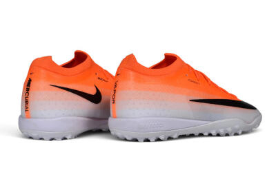 Nike Air Zoom Mercurial Vapor 17 Elite TF Artificial Turf Soccer Shoes - Orange/Bright Crimson/Metallic Silver