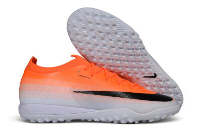 Nike Air Zoom Mercurial Vapor 17 Elite TF Artificial Turf Soccer Shoes - Orange/Bright Crimson/Metallic Silver