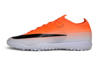 Nike Air Zoom Mercurial Vapor 17 Elite TF Artificial Turf Soccer Shoes - Orange/Bright Crimson/Metallic Silver