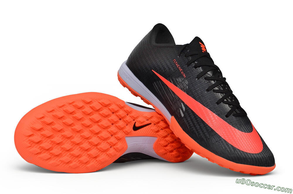 Nike Air Zoom Mercurial Vapor 17 Elite TF Artificial Turf Soccer Shoes - Black/Black/Bright Crimson 0
