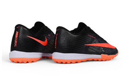Nike Air Zoom Mercurial Vapor 17 Elite TF Artificial Turf Soccer Shoes - Black/Black/Bright Crimson