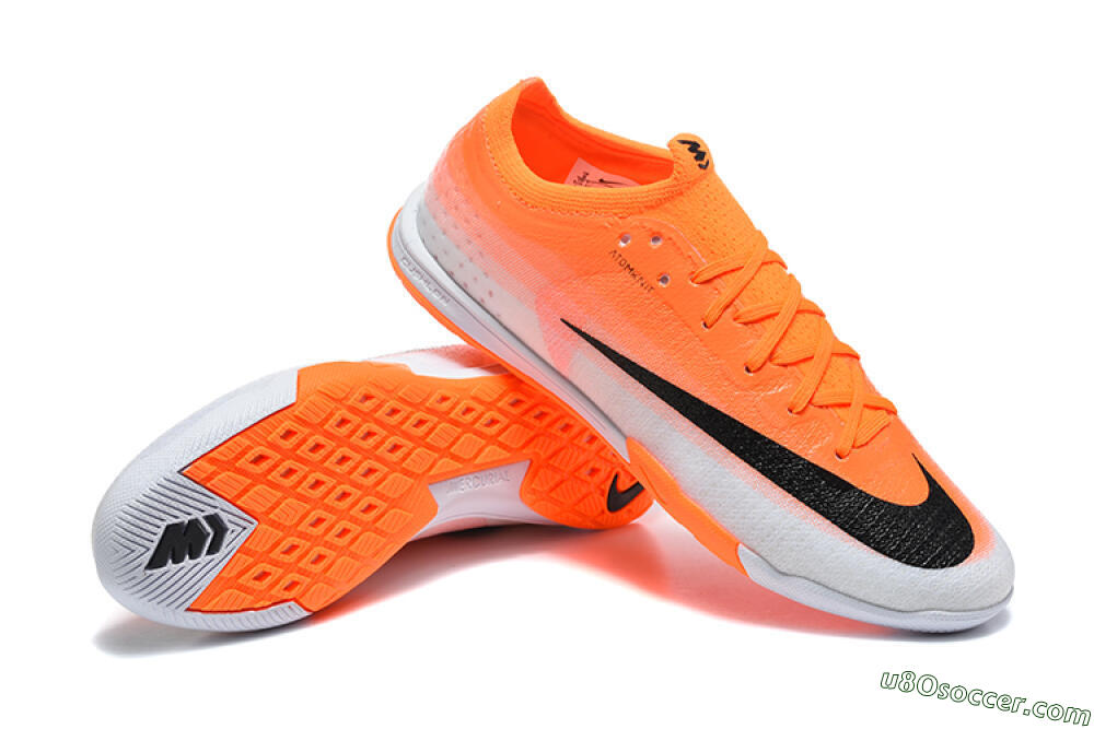 Nike Air Zoom Mercurial Vapor 17 Elite IC Indoor & Futsal Soccer Shoes - Orange/Bright Orange/Summit White 4