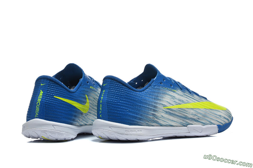 Nike Air Zoom Mercurial Superfly 11 Elite IC Indoor & Futsal Soccer Shoes - Blue/Photo Blue/Volt 9