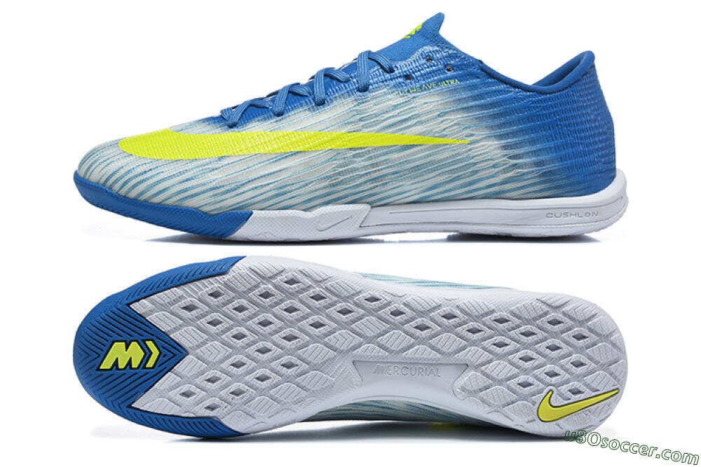 Nike Air Zoom Mercurial Superfly 11 Elite IC Indoor & Futsal Soccer Shoes - Blue/Photo Blue/Volt 0